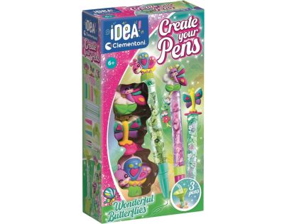 Clementoni Kreatívna sada výroba pier MOTÝĽ