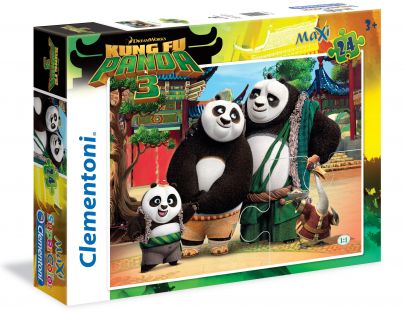 Clementoni Kung Fu Panda 3 Supercolor Puzzle Maxi 24 d