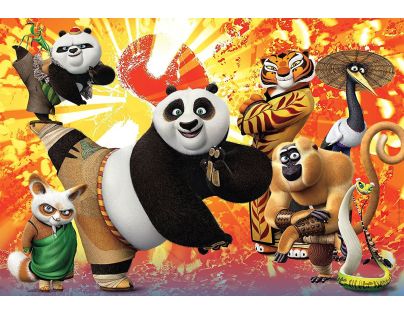 Clementoni Kung Fu Panda 3 Supercolor Maxi 40 dílků