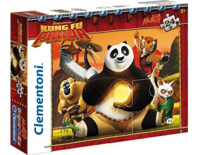 Clementoni Kung Fu Panda Supercolor Maxi 24 dílků