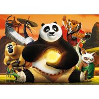Clementoni Kung Fu Panda Supercolor Maxi 24 dílků 2