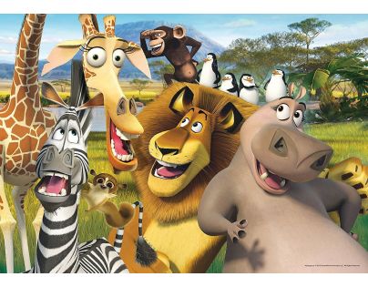 Clementoni Madagaskar Supercolor Puzzle 60 dielikov