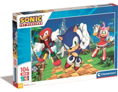Clementoni Maxi Puzzle 104 dielikov Sonic