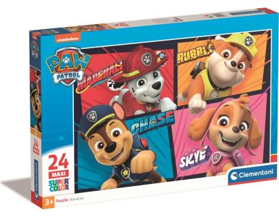 Clementoni Maxi Puzzle 24 dielikov Labková patrola