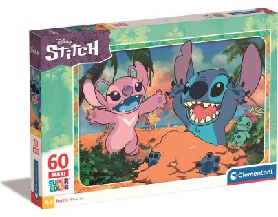 Clementoni Maxi Puzzle 60 dielikov Disney Stitch