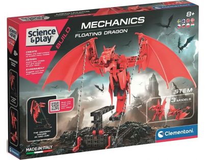 Clementoni Mechanické laboratórium Vznášajúci sa šarkan 3 v 1