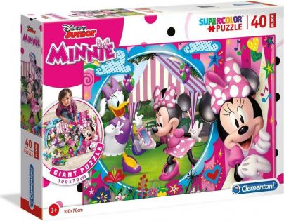 Clementoni Puzzle Supercolor floor Minnie 40 dielikov