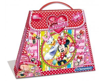 Clementoni Minnie Shoping Bag Minnie a Daisy 104 dílků