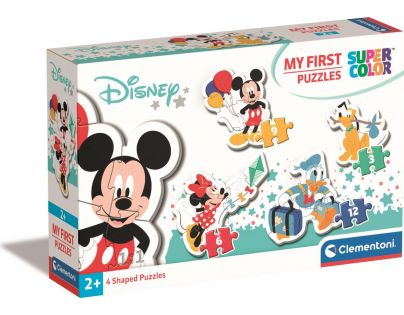 Clementoni Moje prvé puzzle 3, 6, 9 a 12 dielikov Mickey Mouse
