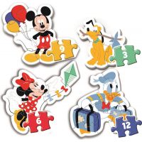 Clementoni Moje prvé puzzle 3, 6, 9 a 12 dielikov Mickey Mouse