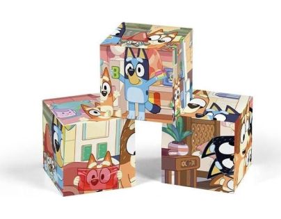 Clementoni Obrázkové kocky 6 ks Bluey