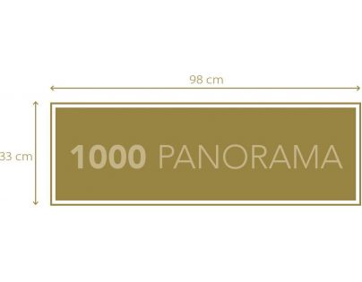 Clementoni Panoramatické Puzzle 1000 dielikov Paríž