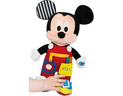 Clementoni Plyšový Mickey s vreckami