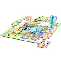 Clementoni Podlahové puzzle s interaktívnym perom Bluey 2