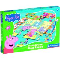Clementoni Podlahové puzzle s interaktívnym perom Prasiatko Peppa