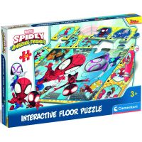 Clementoni Podlahové puzzle s interaktívnym perom Spidey