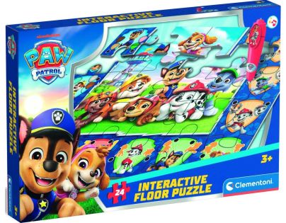 Clementoni Podlahové puzzle s interaktívnym perom Tlapková Patrola