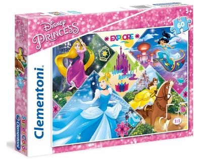 Clementoni Princess Puzzle Supercolor 60 dielikov