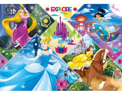 Clementoni Princess Puzzle Supercolor 60 dielikov