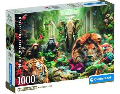 Clementoni puzzle 1000 Mystická Džungľa