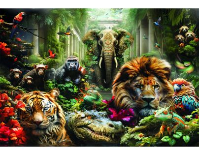 Clementoni puzzle 1000 Mystická Džungľa