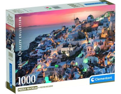 Clementoni puzzle 1000 Odtiene Santorini