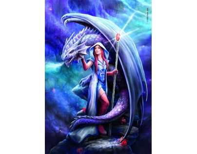Clementoni puzzle 1000 Anne Stokesová Dračí mág