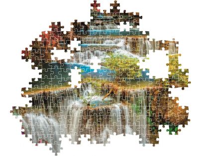 Clementoni Puzzle 1000 dielikov Farebné vodopády v Thajsku
