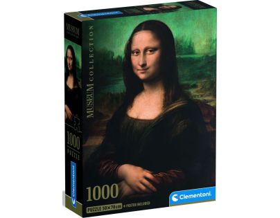 Clementoni puzzle 1000 Leonardo Gioconda Múzeum