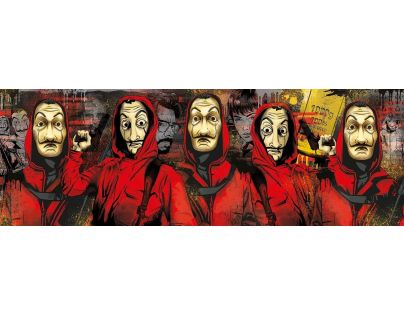 Clementoni Puzzle panorama La casa de papel 1000 dielikov