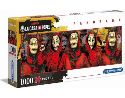 Clementoni Puzzle panorama La casa de papel 1000 dielikov