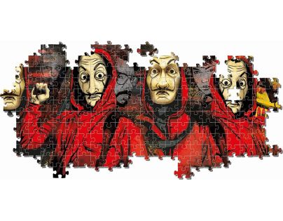 Clementoni Puzzle panorama La casa de papel 1000 dielikov