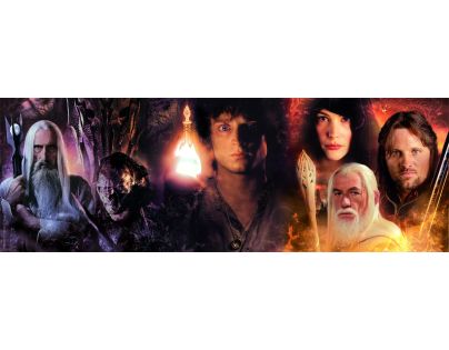 Clementoni puzzle 1000 Panoráma Pán prsteňov