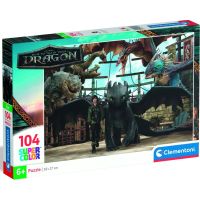 Clementoni puzzle 104 Ako vycvičiť draka 2