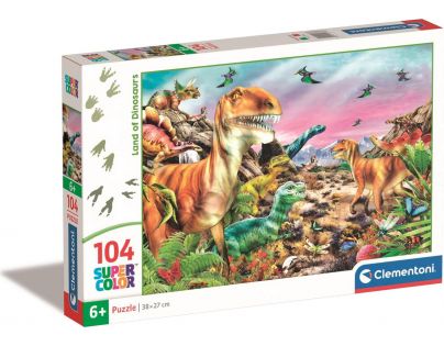 Clementoni Puzzle 104 dielikov Krajina dinosaurov