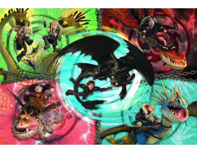 Clementoni puzzle 104 Ako vycvičiť draka