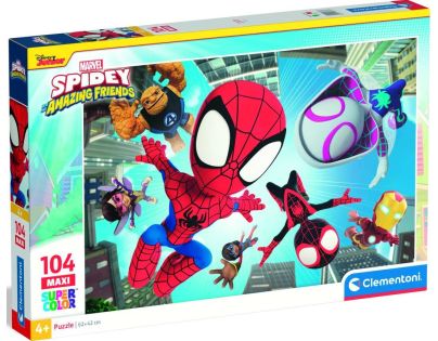 Clementoni puzzle 104 Maxi Spidey a jeho úžasní kamaráti