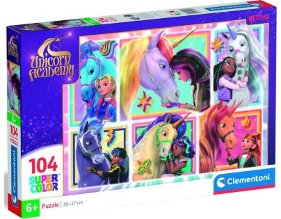 Clementoni puzzle 104 Unicorn Academy