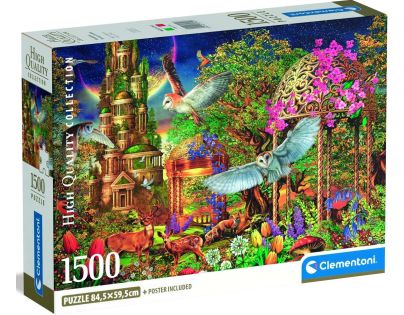 Clementoni puzzle 1500 Lesné fantasy záhrada