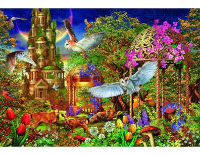 Clementoni puzzle 1500 Lesné fantasy záhrada