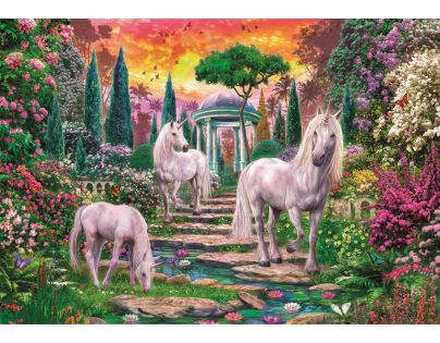 Clementoni Puzzle 2000 dielikov Jednorožci v záhrade