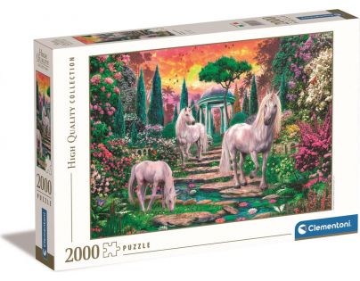 Clementoni Puzzle 2000 dielikov Jednorožci v záhrade