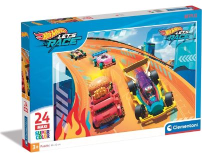 Clementoni Puzzle 24 dielikov maxi Hot Wheels