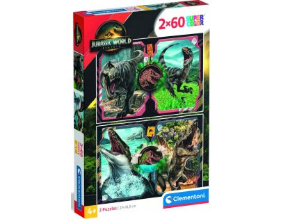 Clementoni puzzle 2X60 Jurský svet