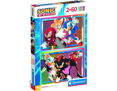 Clementoni puzzle 2X60 Sonic