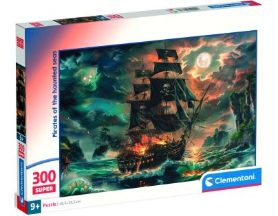 Clementoni puzzle 300 Piráti Strašidelných morí