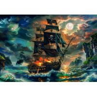 Clementoni puzzle 300 Piráti Strašidelných morí 2