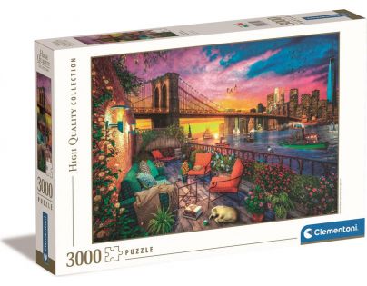 Clementoni Puzzle 3000 dielikov Západ slnka nad Manhattanom