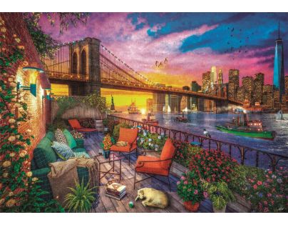 Clementoni Puzzle 3000 dielikov Západ slnka nad Manhattanom