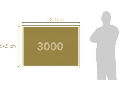 Clementoni Puzzle 3000 dielikov Západ slnka nad Manhattanom